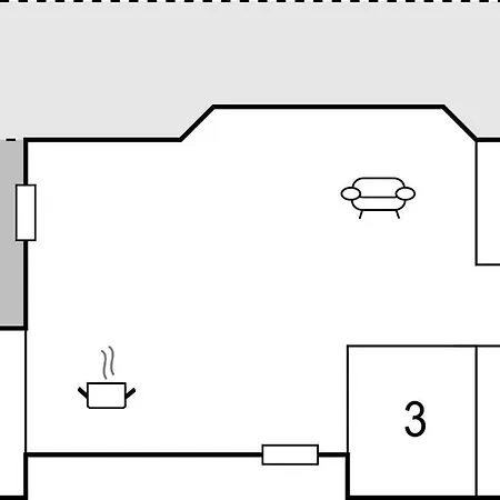 3 Bedroom Beautiful In Ferienhaus *